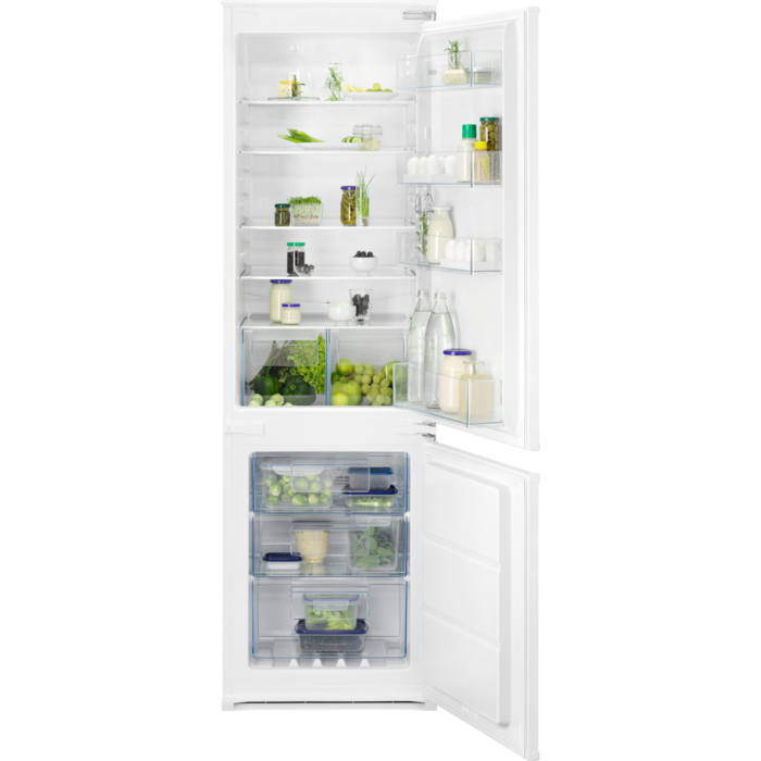 Integrated fridge freezer