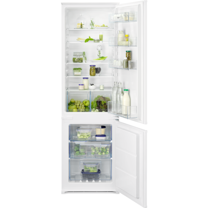 Integrated fridge freezer